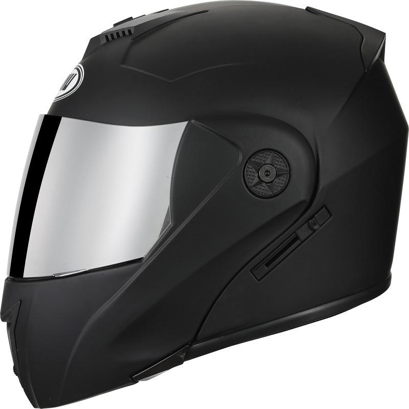 Safety Motorcycle Helmet DOT Flip Up Double Lens Unisex Helmet With Visor Cross Section Helmet Modular Flip Helm