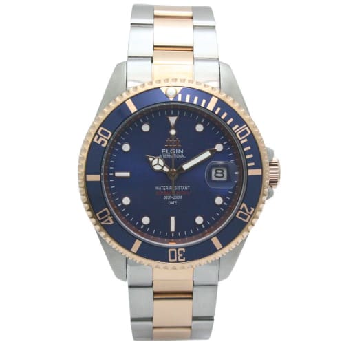 

Автоматические часы для дайвинга Elgin | FK1405PS-BL Мужские Серебристые