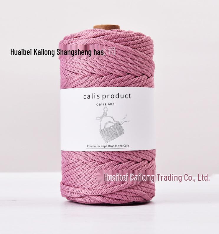 4mm Cotton-Polyester Crochet Cord for DIY Hand-Knitted Bags and Weaving