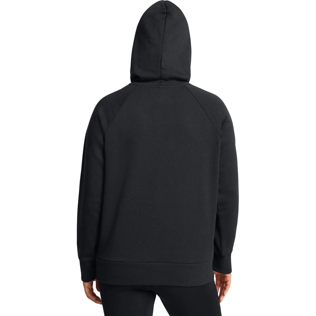 Under Armour Rival Fleece Bedruckter Kapuzen-Mode-Pullover Damen Pullover Schwarz 1387029-001