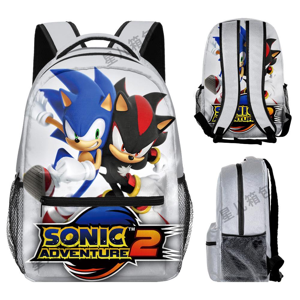 School Bag Elementary School Student Animation Backpack Cartoon School Bag 3D Digital Color Printing Oxford Cloth Backpack