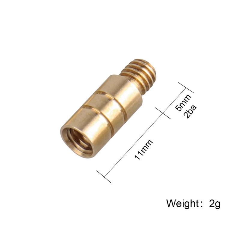 3Pcs Brass Dart Weight Add Accentuator 2g Dart Shaft Weights 2BA Shaft Throwing Game Auxiliary Tools Dart Accessories