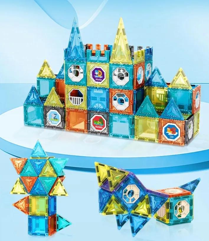 Magnetic Blocks For Children 3D Educational Large Smart Ball Track 138El