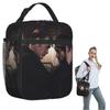 Hannibal X Will Graham Decoration Horror Movie Insulated Lunch Bag for Women Kids Portable Food Boxes Thermal Lunch Box Tote