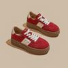 Fashion AIYUQI Women Sneakers Shoes 2025 New Flat Genuine Leather Female Virtue Training Shoes Large-Size Casual Skateboard Shoes Female