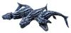 3D Paper Puzzle DX Echizen Washi Indigo Mosasaurus (MOVE) Assembly Puzzle