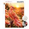This Phoenix Pearl Painting Kit Features 5D Pearls and a Mosaic Art Style. Designed for Elegant Home Wall Decoration.