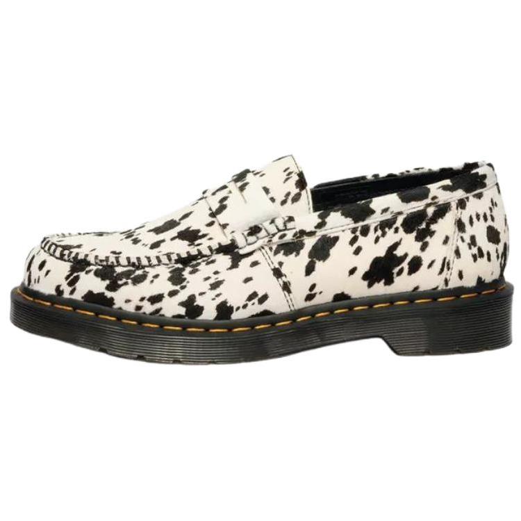 Dr. Martens Penton Leather Casual Loafers Unisex Loafers Black White 43071100 42