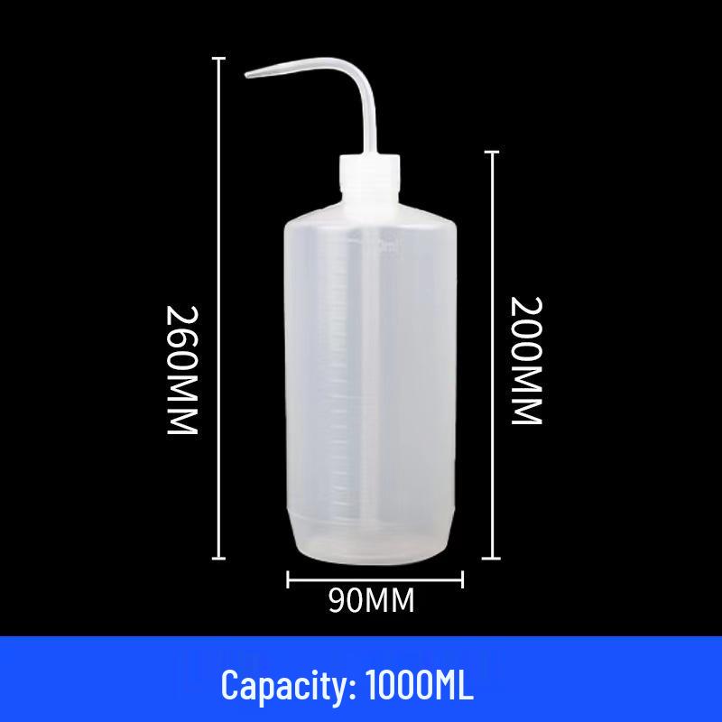 Curved Mouthwash Bottle - PP Plastic, Soft Seal, 250ml/500ml/1000ml Watering Can