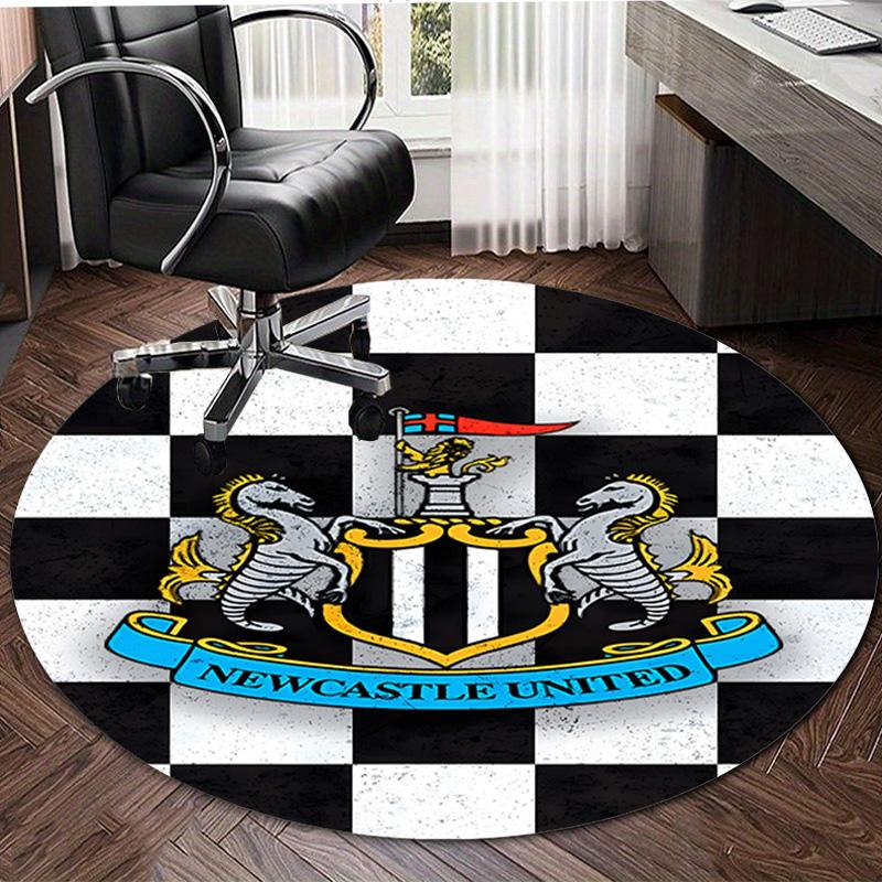 1pc Football Team (73) Design Printed Area Round Carpet for Bedroom Living Room Home Decor Rugs Mat Non Slip Mat Rug for Bedside