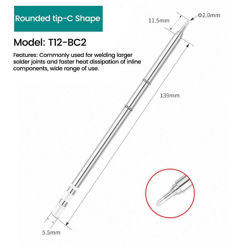 T12 Soldering Solder Iron Tips T12 Series Replace Soldering Iron Tips For Hakko fx951 DIY Soldering Station Kits