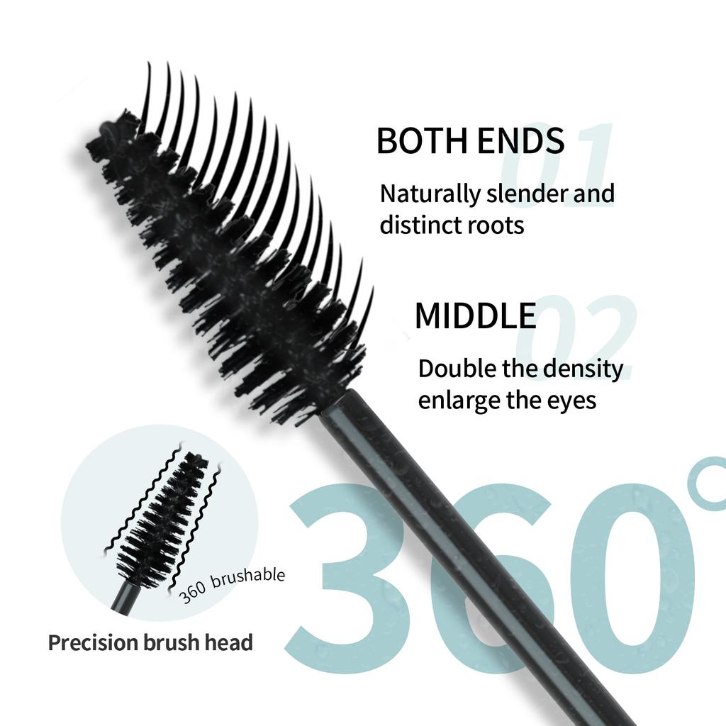 Černá řasenka voděodolná dlouhotrvající a prodlužující řasenka Natural Curl Bez rozmazávání řasenka Dámská kosmetika