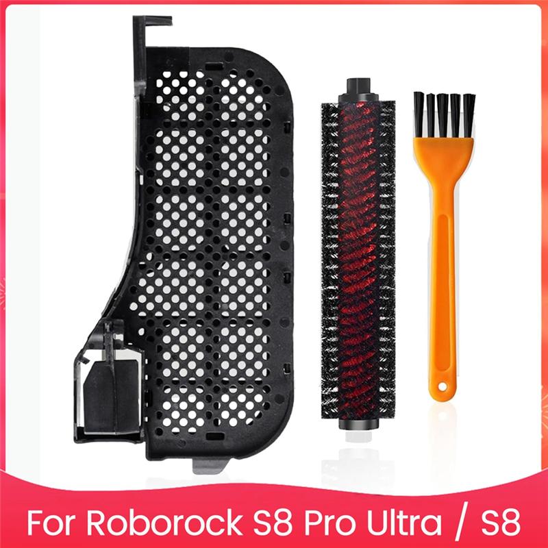 B98A-Maintenance Brush And Water Filter Assembly Accessories Parts For Roborock S8 Pro Ultra / S8 Vacuum Cleaner Parts