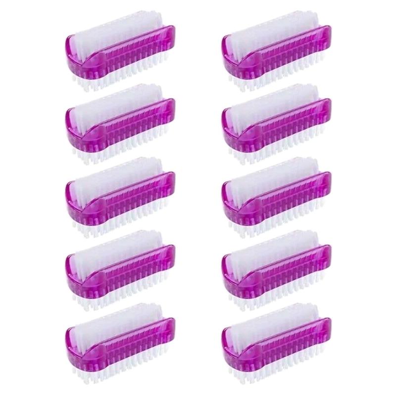 

Plastic Nail Cleaning Brush, Fingernail Brush Cleaner Scrub Brush Kit for Toes Shower and Women & Men фиолетовый