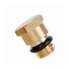 6.0L Powerstroke Diesel HFCM Water In Fuel Drain Plug Brass for 2003-2007 Ford