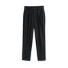 Women's High-Waist Straight-Leg Ankle Suit Pants