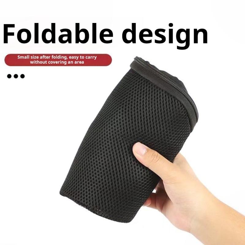 Fishing Poles Gear Tackle Tool Bag Folding Fishing Rod Reel Protective Pouches Breathable Meshes Storage Bag Easy to Use
