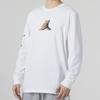 Jordan T Shirts Men's White Crew Neck Moderate Straight Fit FB7456-100