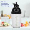 200ml Salad Dressing Bottle with Scale Kitchen Sauce Dispenser Condiment Measuring Bottle Oil Vinegar Container for Restaurant