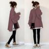 2024 Autumn/Winter Women's Japanese Style Pullover: 8 Solid Colors, Fake Two-Piece Design