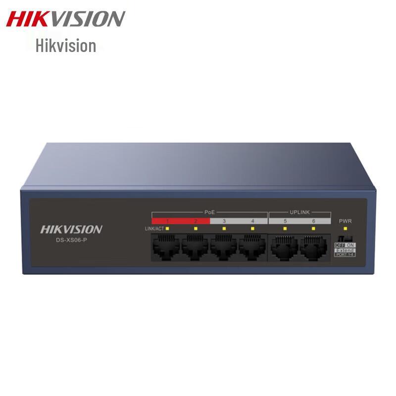 

Hikvision 6-Port 100M PoE Switch