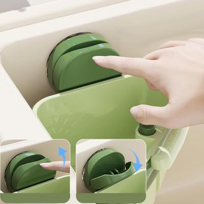 Suction Cup Kitchen Sink Strainer Basket Large Capacity Simple Installation Corner Sink Trash Catcher Sponge Holder