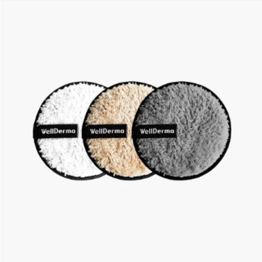 

WellDerma / Magic Cleansing Cookie Set / Reusable Makeup Remover Pads / Eco-Friendly Cleansing / Made in Korea