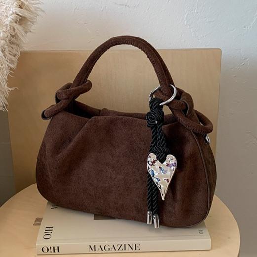 IELGY Ladies Messenger Bag Retro Autumn Winter Fashion Dumpling Bag