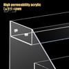 Transparent Acrylic Display Stand Multi-layer Strong Load-bearing Easy Assembly Perfume Organizer Versatile Display Stand Shelf