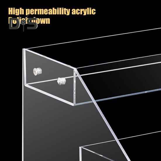 Transparent Acrylic Display Stand Multi-layer Strong Load-bearing Easy Assembly Perfume Organizer Versatile Display Stand Shelf