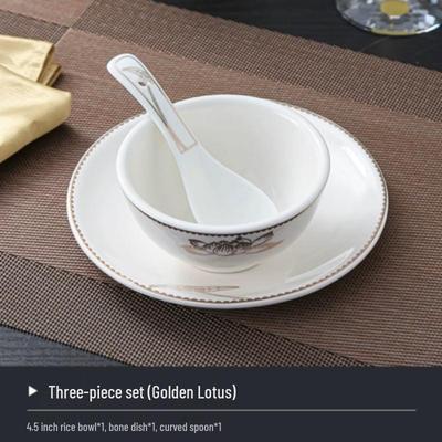 Elegant Chinese Ceramic Tableware Set