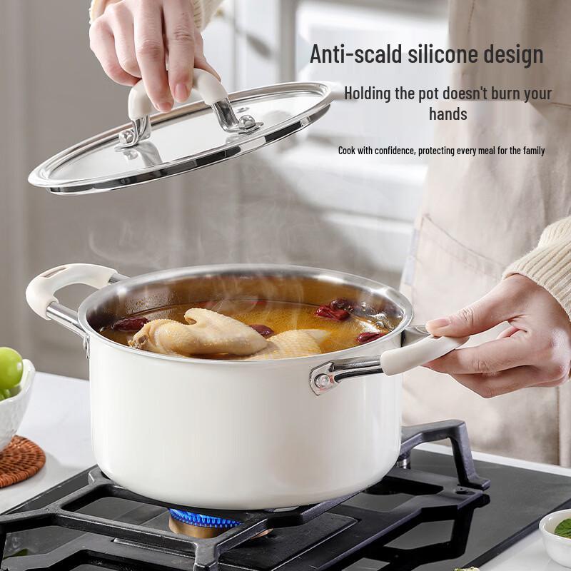 Wu Tuo Ceramic-Steel Soup Steamer Pot
