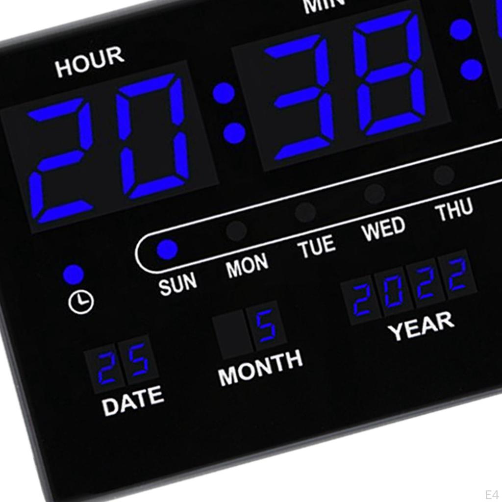 Digital Clock LED Display Electronic Alarm Clocks for Living Room
