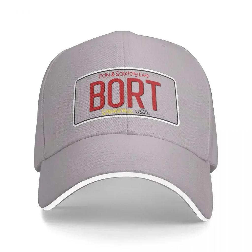BORT License Plate Bart Baseball Cap Western Hat Derby Hat Rave Hats For Women Unisexs