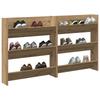Shoe Cabinet 2 pcs Artisan Oak 85 x 18 x 90 cm Particleboard