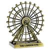Metalowy Retro Ornament Diabelskiego Młyna London Eye Budynek Anglii Dekoracja Domowego Biurka Tryb Pamiątki Prezent
