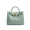 Modische und elegante Damenhandtasche mit Schleife, handgewebtem Metall und lässiger Umhängetasche mit großem Fassungsvermögen für eine Schulter