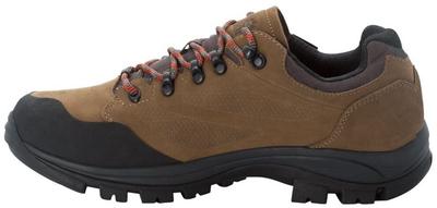 Men's Trekking Shoes Jack Wolfskin Rebellion Texapore Low M Brown/phantom