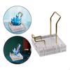 1pc Stand Gemstone Cluster Rocks Agate Pieces Collectibles Holder Decor