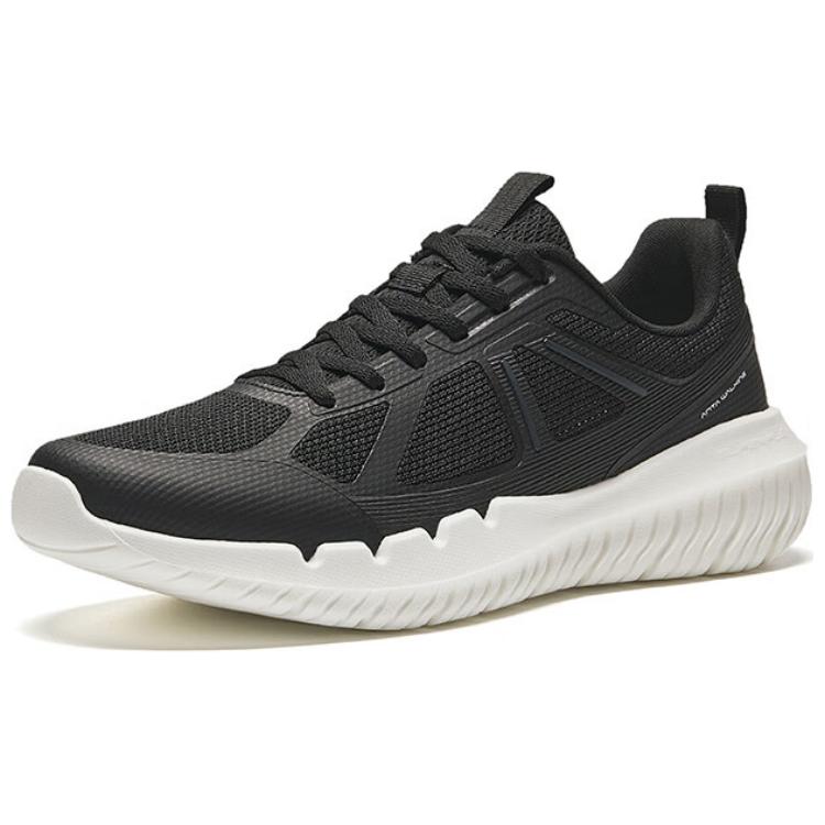 Anta Shock Absorption Low-Top Casual Shoes Men sneakers Black White 112437793-1