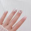 Mini Love With Drill And Pearls Metal Nail Diamond Stereoscopic Unique Design Patches Nail Decoration Accessories Nail Salon