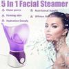 50ML Facial Steamer Nose Steamer Hot Sprayer Face Humidifier Skin Moisturizing Pores Cleansing Skin Deep Hydration Control Oil