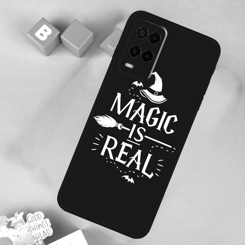 

Halloween Witch Cat Case For Oppo A98 A78 A18 A38 A58 A74 A94 A54 A15 A17 A57 A6 A5 Pro A16 A76 A96 A40 A60 A80 OPPO A15