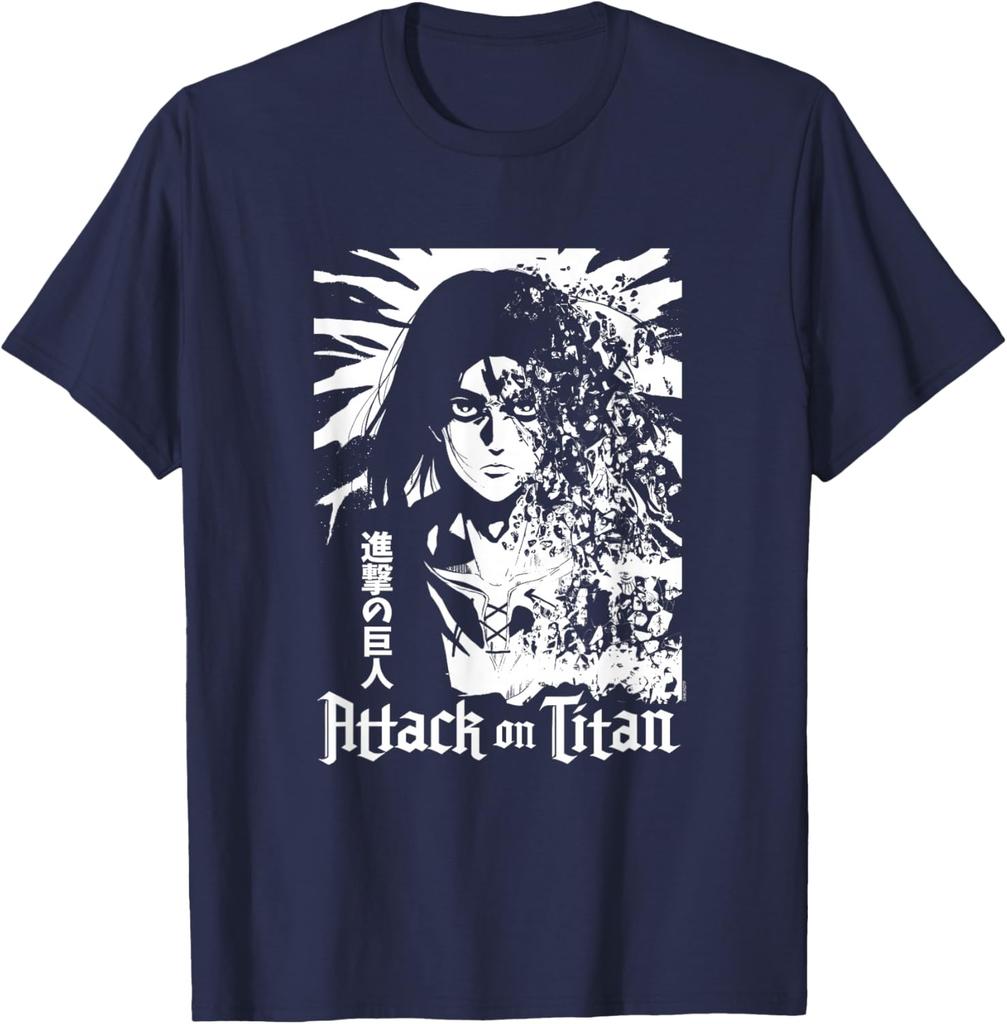 Attack On Titan Season 4 Eren Explosion White Graphic Anime Fashion Casual Funny Tshirt S6xl Summer