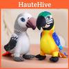 Realistic Parrot Plush Toy For Kids Photo Prop Decoration 25cm Short Plush Stuffed Bird Doll