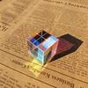 Glass Cube Dichroic Prism X-Cube Prisms For Photographic Beam Splitting Photography Accessories Micro Landscape Gifts Cute Light