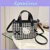 Womens Pu Basket Bag With Butterfly Bow For Casual Daily Use