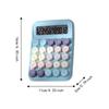 Large LCD Display Mechanical Key Calculator ABS Material Portable Calculator  Home