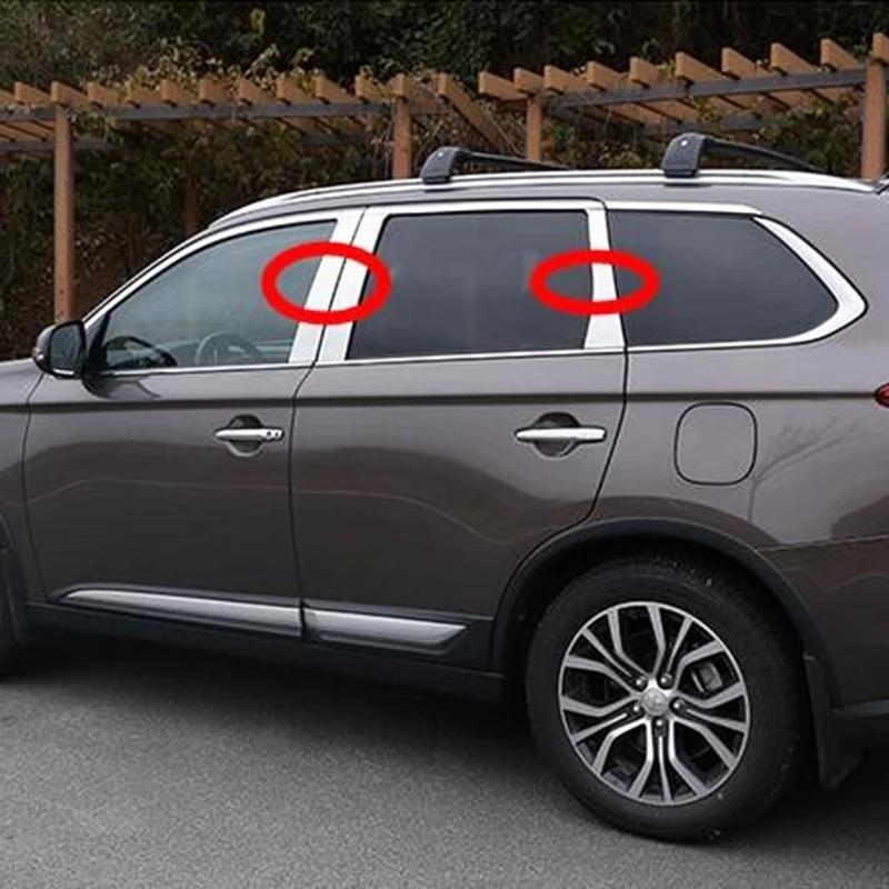 Pro Mitsubishi Outlander 2013 -   2024 Kryt sloupku B C Pásky rámu sloupku Samolepky Lišty Doplňky pro styling auta