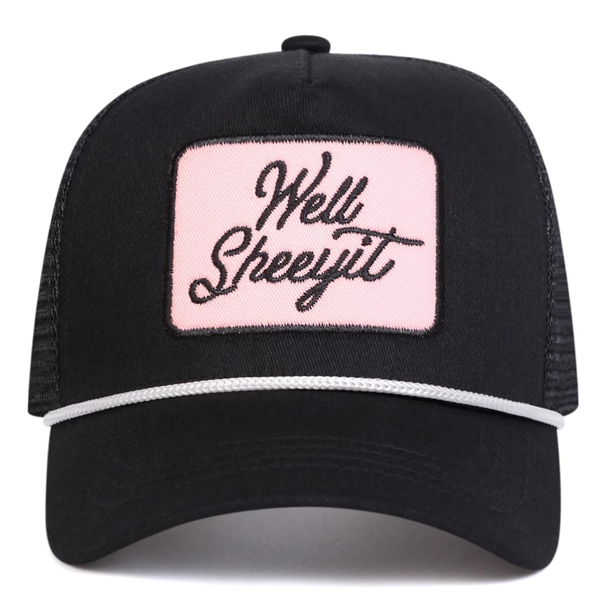 Unisex Well Sheeyit Embroidery Baseball Net Caps Spring And Summer Outdoor Adjustable Casual Hats Sunscreen Hat Sports Cap